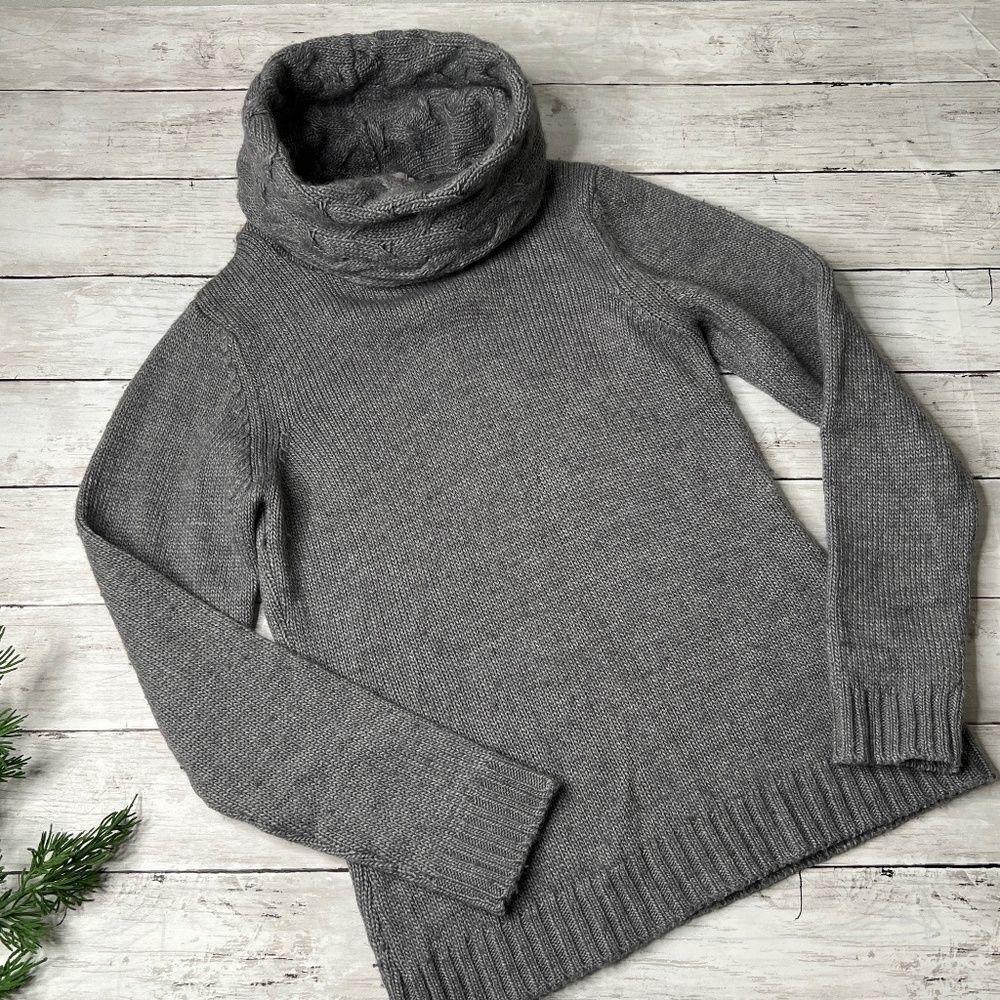 Luigi Baldo Gray  turtle neck sweater S